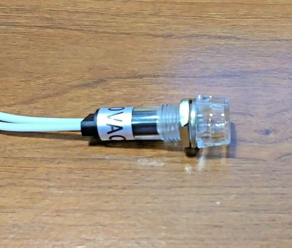 BBT Waterproof 120 volt White LED Hi-Profile Pilot Light