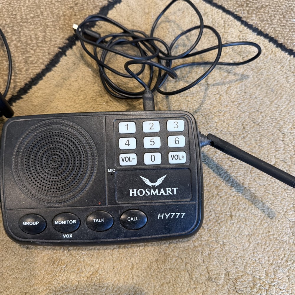 Hosmart HY777-04 Wireless Intercom System 1/2 Mile Range, Multi Channel