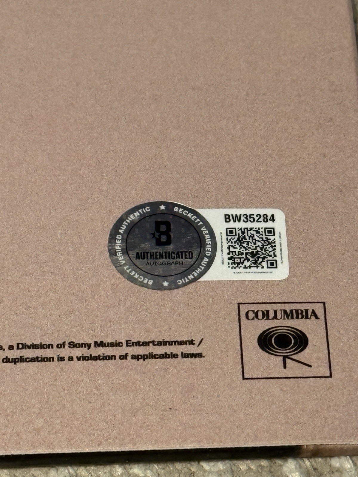 JESSIE MURPH SIGNED SEX HYSTERIA VINYL LP - BECKETT COA