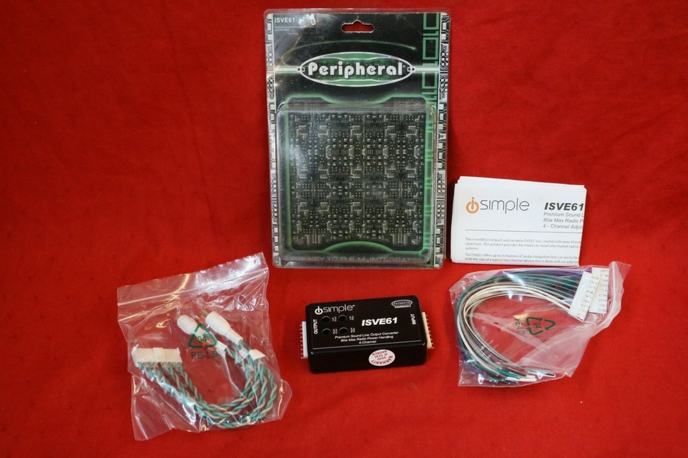 PERIPHERAL ISVE61 PREMIUM OUTPUT CONVERTER, Black, NEW, #N1