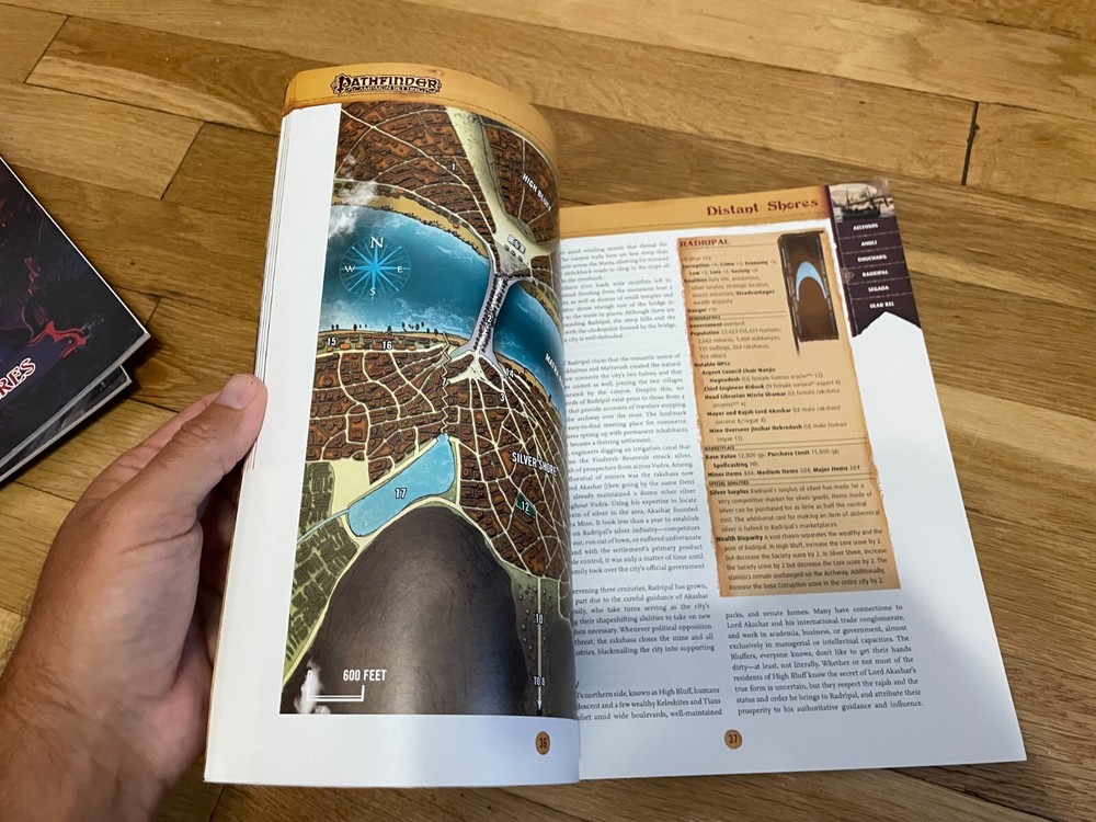 Pathfinder Campaign Setting: Distant Shores RPG D20 D&D 3.5