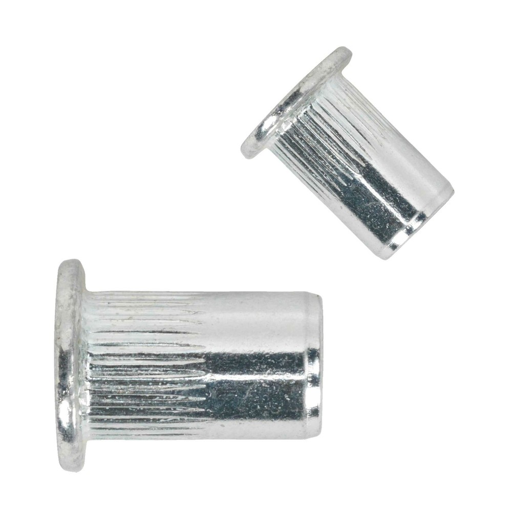 Threaded Insert (Rivet Nut) M4 Splined Pack of 50. Sealey