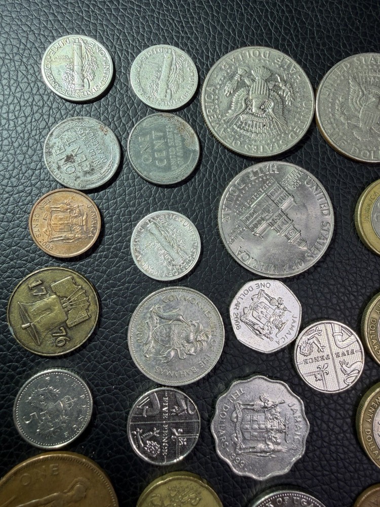 Set Of 49 Different Coins