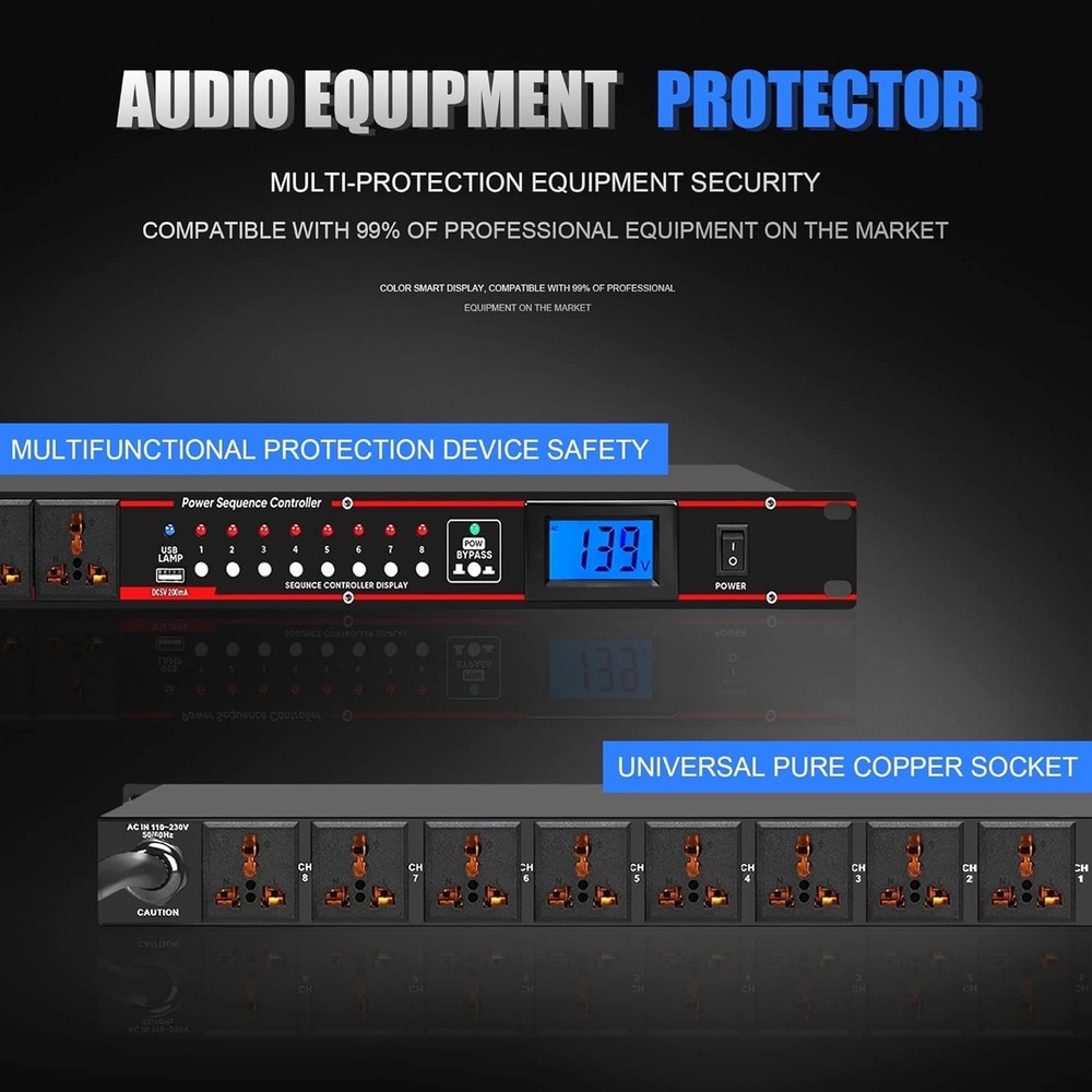 Pro Audio Power Conditioner Surge Protector