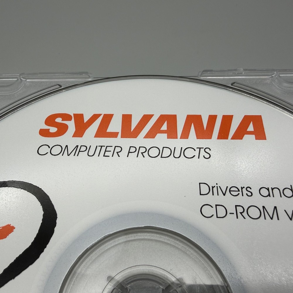 Vintage 2000 Sylvania Drivers And Utilities Update CD-ROM Ver 3.02 Software