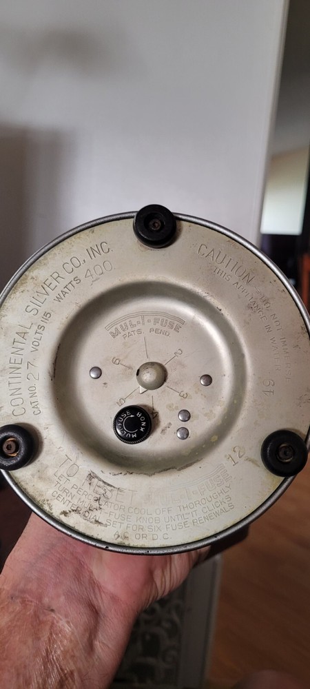 Continental Silver Company Coffee Percolator