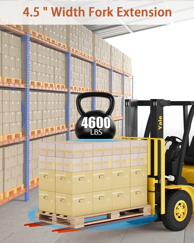 Fork Extensions 72'' Length Pallet Fork Extensions 4.5''Width Forklift Extension