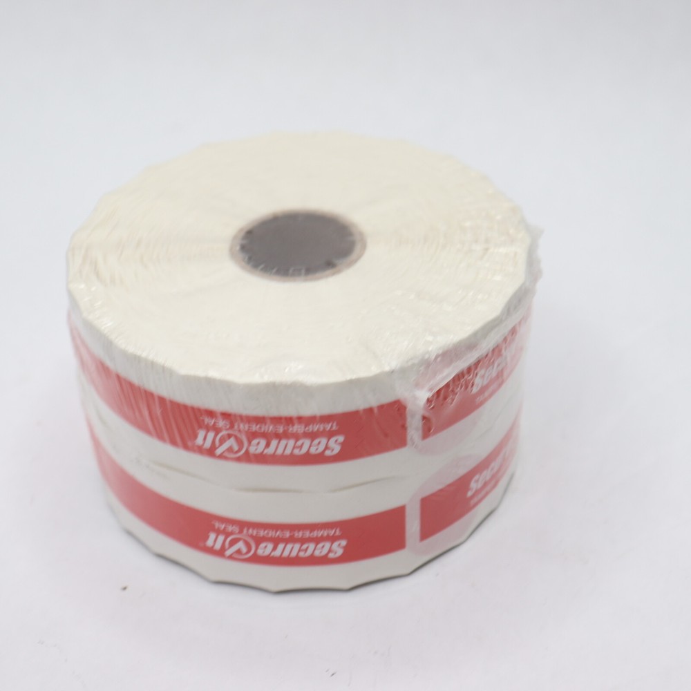 (2-Pk) Tamper Evident Label 1" x 8.5" P185SI-2