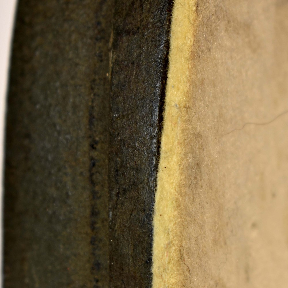 Antique Sad Iron - Wool Felt Bottom - Solid Iron Handle - 6 Eagle