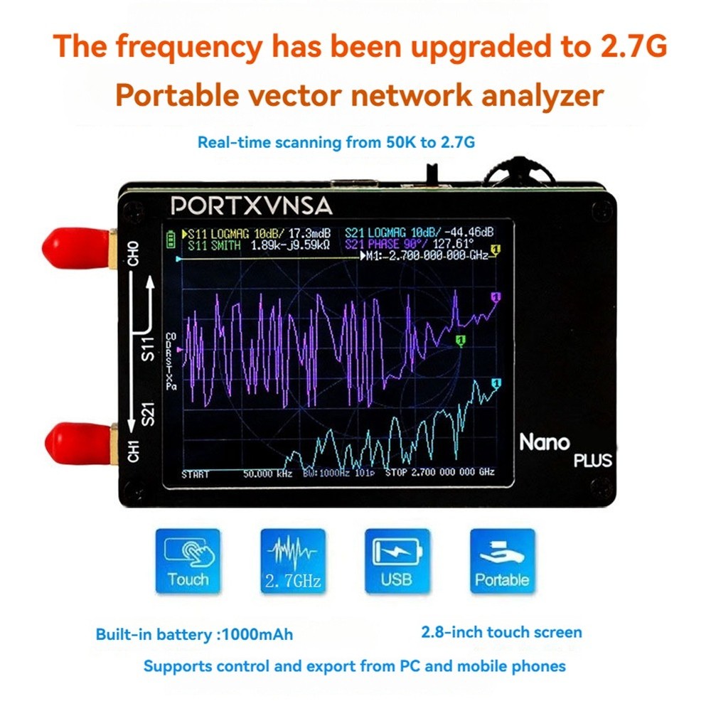 For Handheld Spectrum Analyzer 50KHz-2.7GHz Vector Antenna5864