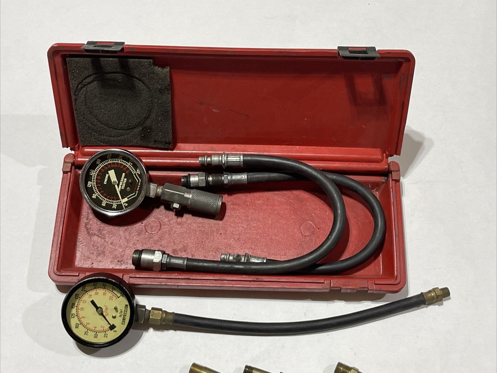Vintage MAC TOOLS Compression Tester CT3015B with case plus EXTRAS- SEE DETAILS!