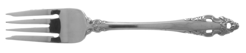 Gorham Silver Pierced Baroque  Salad Fork 182879