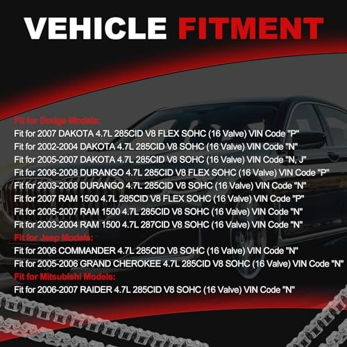 Engine Timing Chain Kit 4.7L Fits for Durango Fit for Durango 2011-2015 3.6L