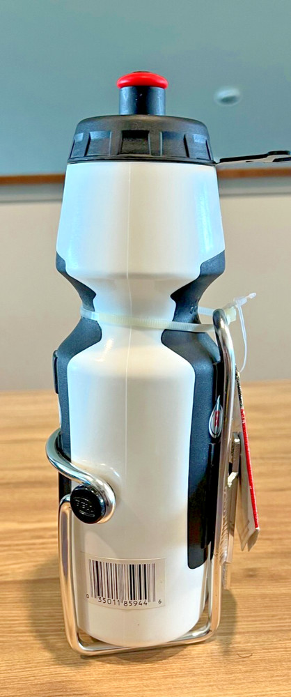NEW Bell Hydrator Max Water Bottle with Cage Black & White