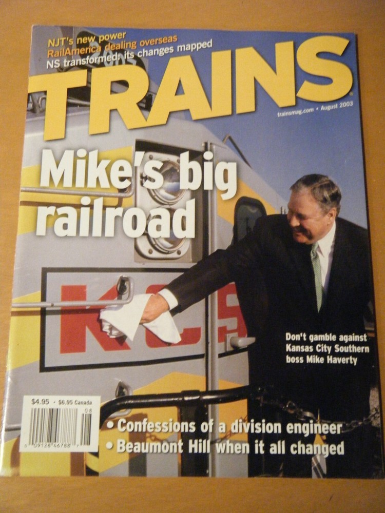 TRAINS - Magazine  August  2003 Back Issue