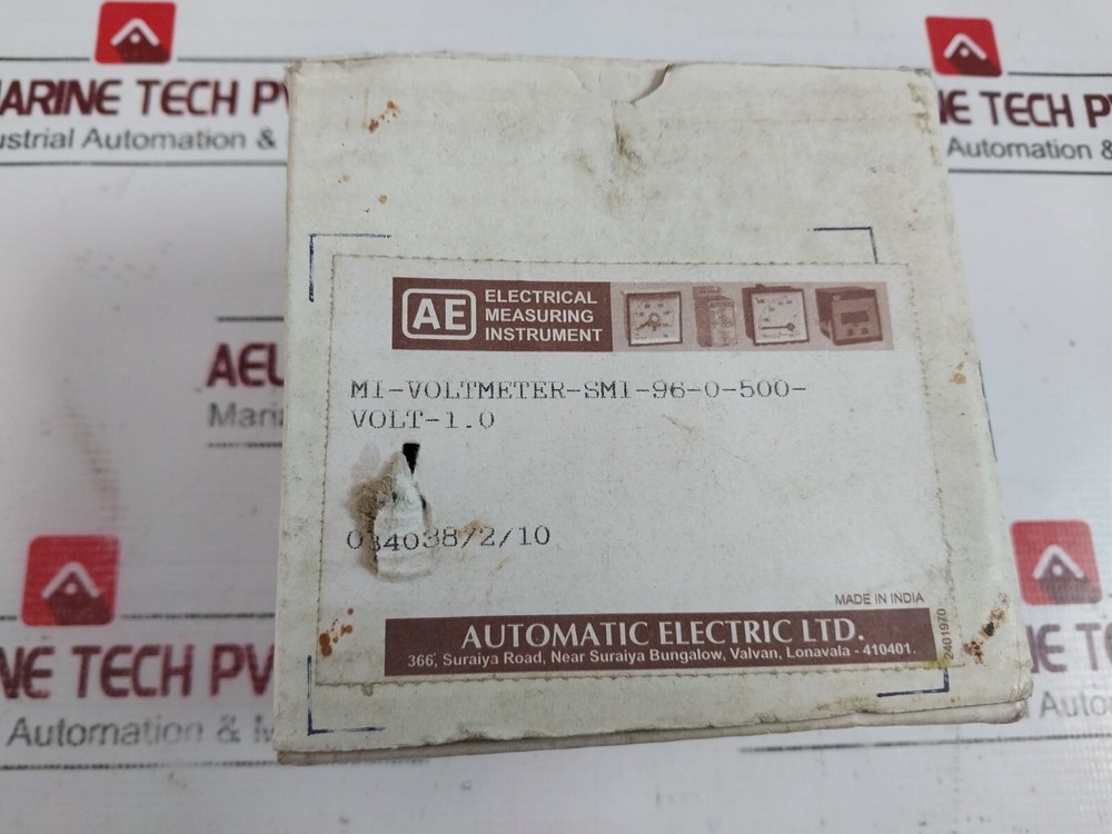 Automatic Electric 0-500V Analog Voltmeter