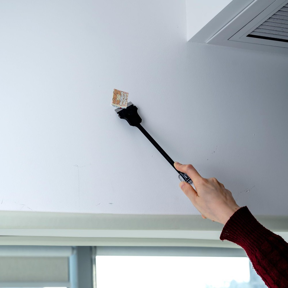 Multipurpose Window Tint Removal Tool Set With Long Handle Razor Blade Scraper R