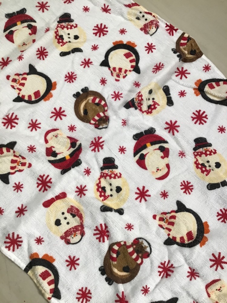 St. Nicholas Square Christmas Towel Very Cute!