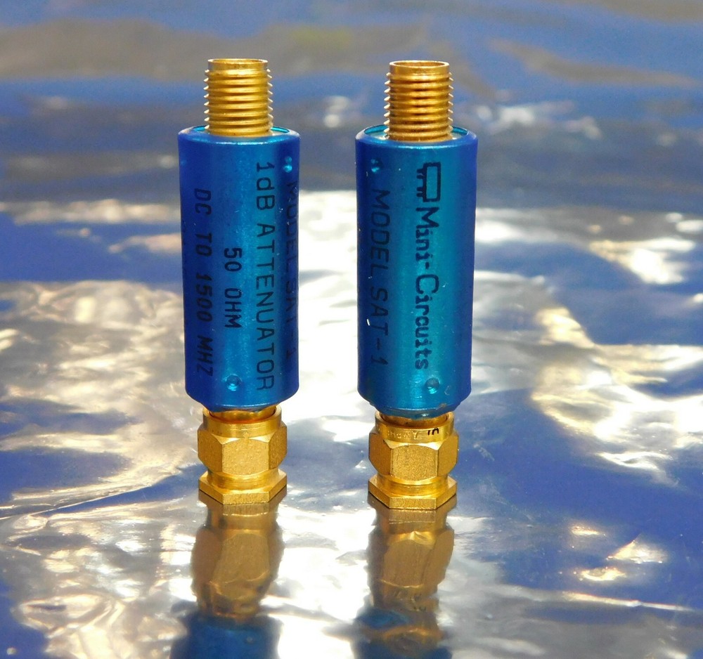 Mini-Circuits FD-2 RF/Microwave Freq Doubler 1000MHz & SAT-1 Attenuator Untested