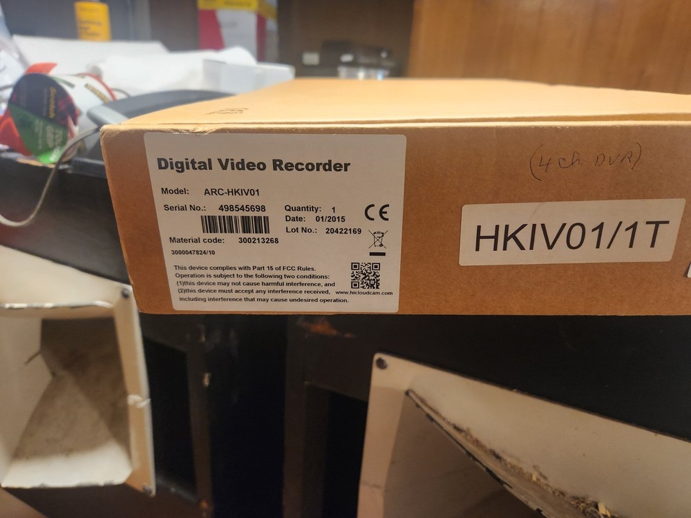 ARC-HKIV01 4 CH DVR....NEW