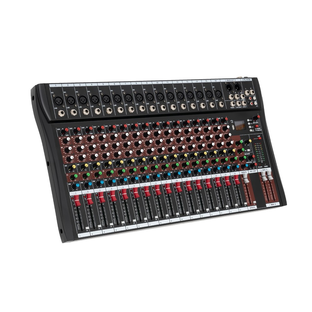 16 Channel Professional Powered Mixer Power Mixing 16 DSP USB NEW