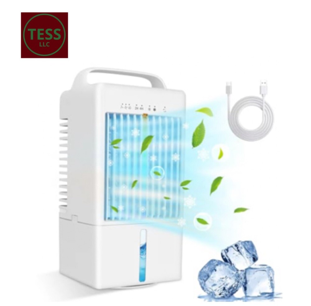 Desktop Air Cooler, Conditioners, 900ML Evaporative Cooler with 90° Oscillating