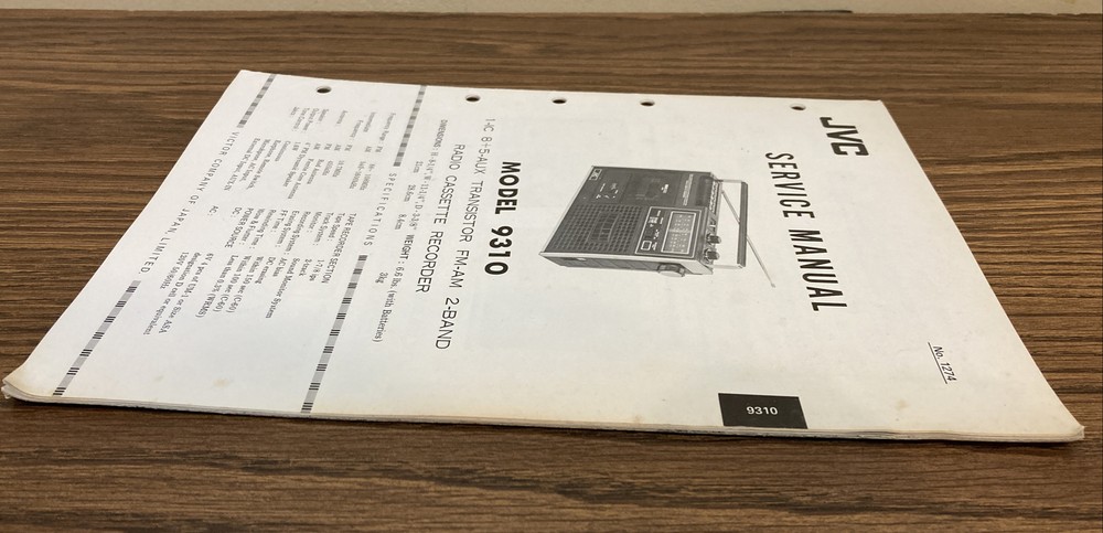 Original JVC Model 9310 Service Manual