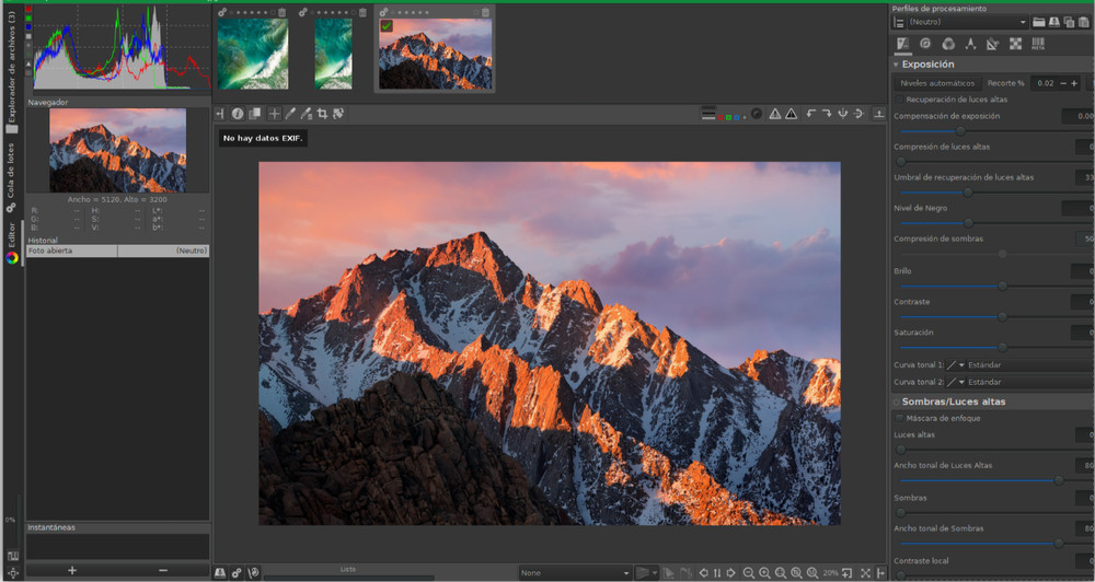 Raw Therapee Photo Processing Software, Image Editor, MacOS & Windows, USB/DVD