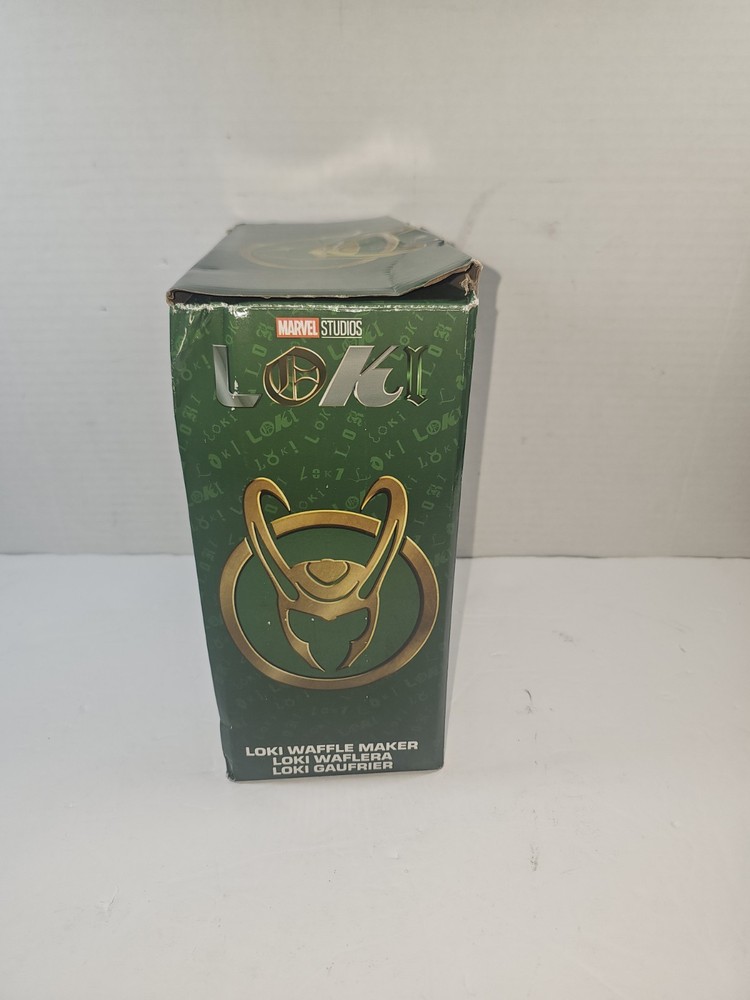Uncanny Brands Marvel Studios Loki Waffle Maker Green Easy Clean