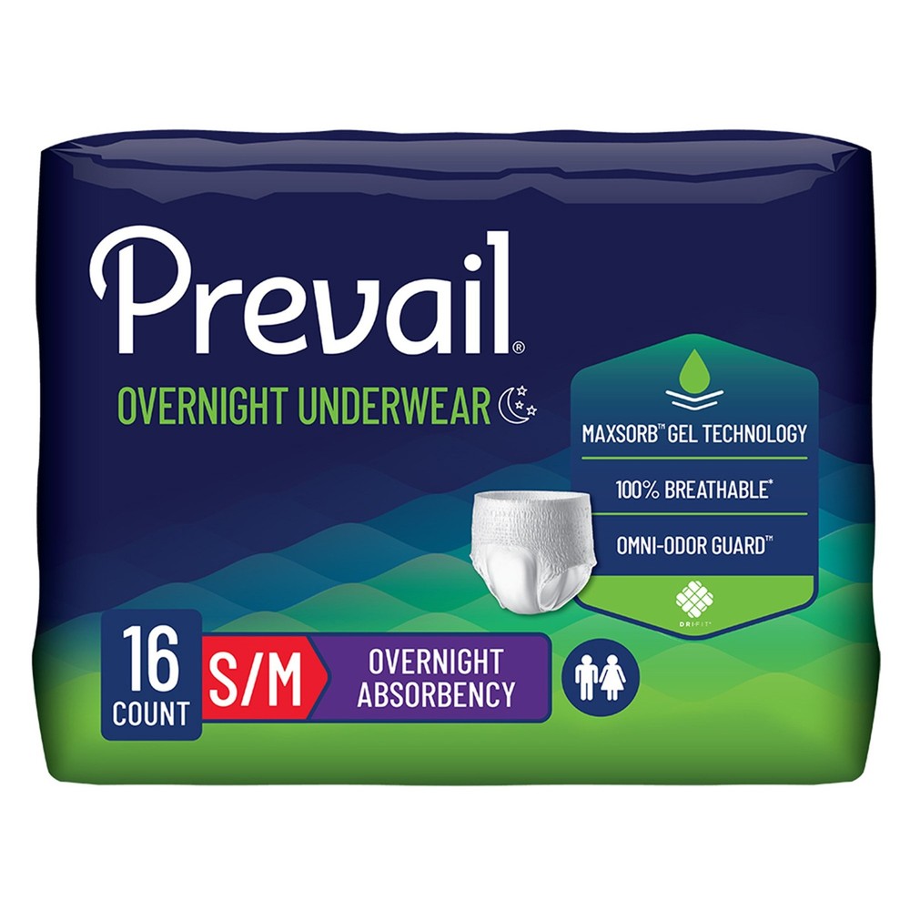 Prevail Disposable Underwear Small / Medium 16 Ct