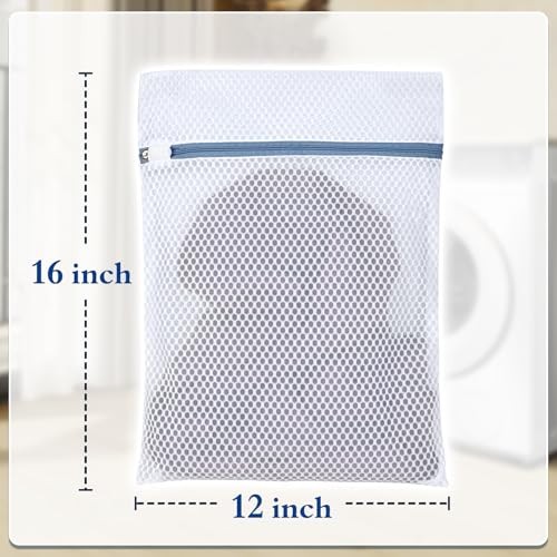 Durable Mesh Laundry Bags-Pack (12x16 Inch) Delicates Protector for M5 5