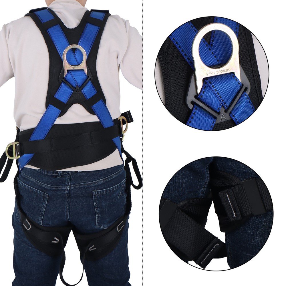 Safety Harness Fall Protection Quick Buckles Construction Full Body Harness