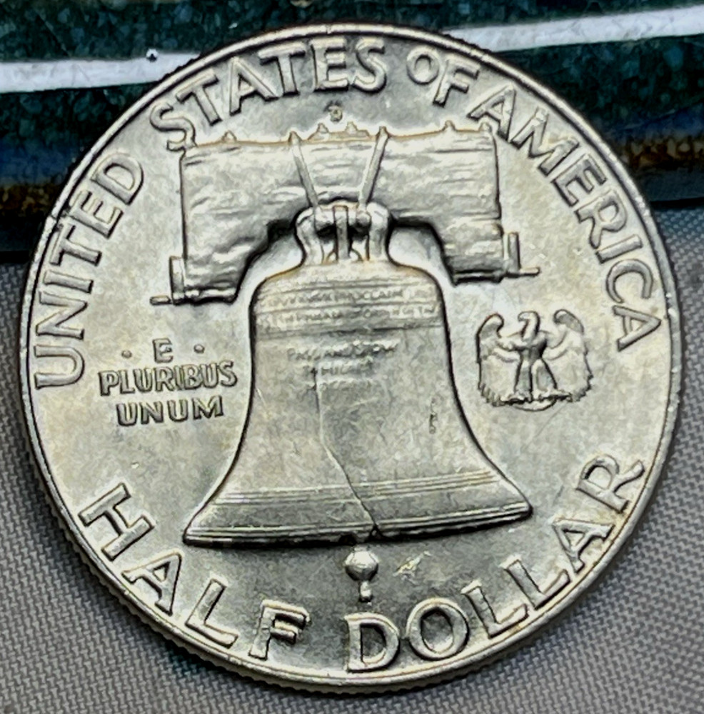 ~~ GEM BU 1951-D FRANKLIN SILVER HALF DOLLAR 90% SILVER COIN ~~