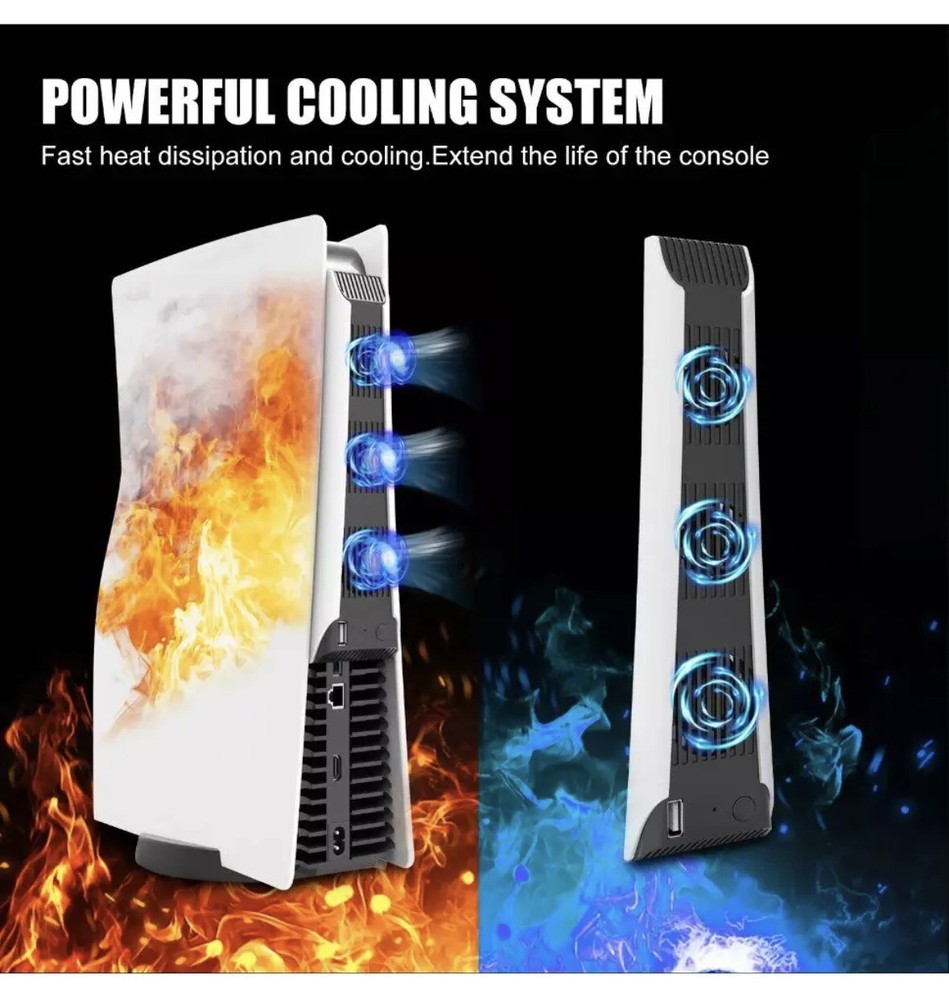 Cooling Fan For PlayStation 5 Cooler Adjustable Ps5 Best Cooling System