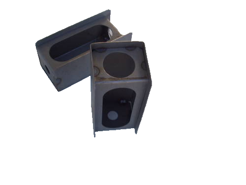 6" oval Tail Light Box kit Steel Trailer Truck No License Plate Mount