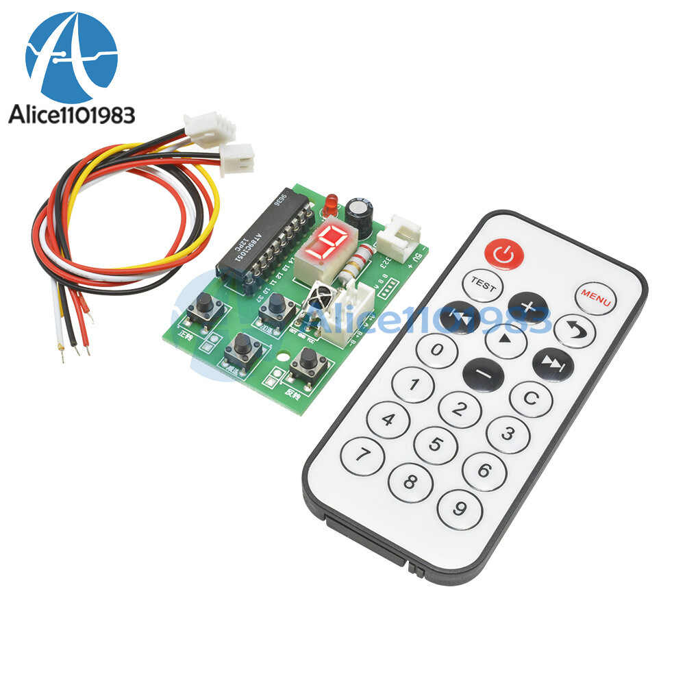 Stepper Motor Driver 2-Stage 4-Wire Adjustable Speed Controller & Remote Control