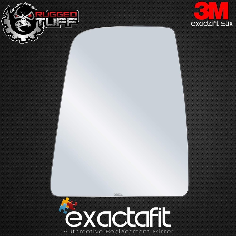 Side Upper Mirror Glass For Ford Transit 150 250 350 HD, E-Transit Driver Left