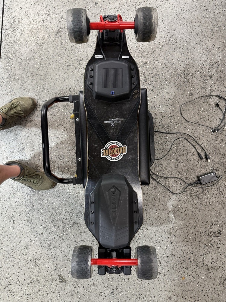 Backfire G2 Electric Skateboard Black, Includes Upgraded Wheels, Charger, Remote