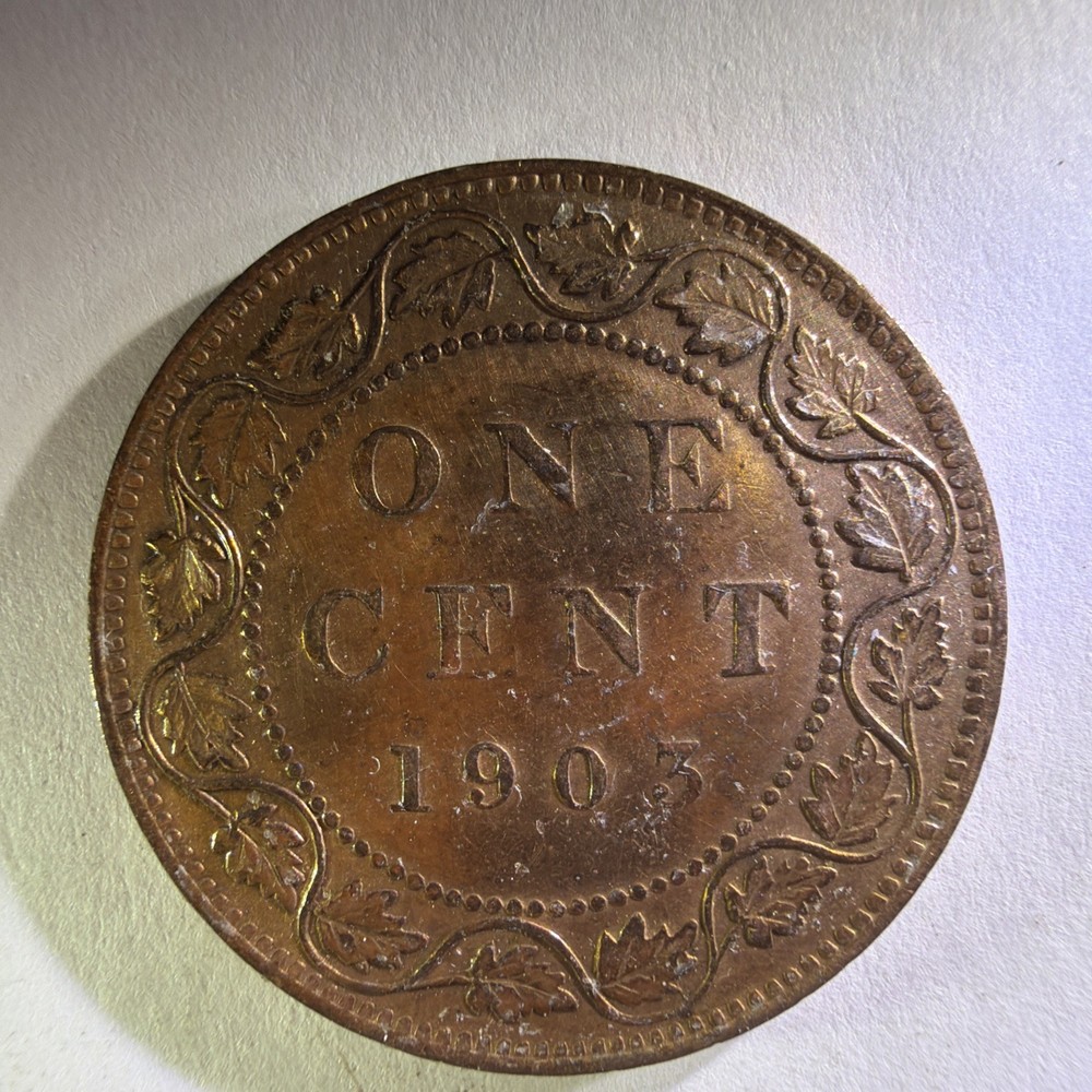 Canada Large Cent 1903 - Copper Edward Coin - 185