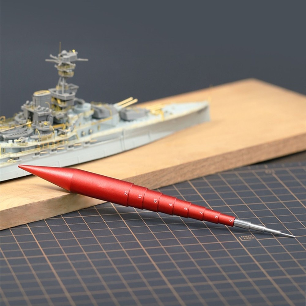 DSPIAE 1-12mm Model Step Roller Multi-Section Wire Reel Tool w/ Scale for Gundam