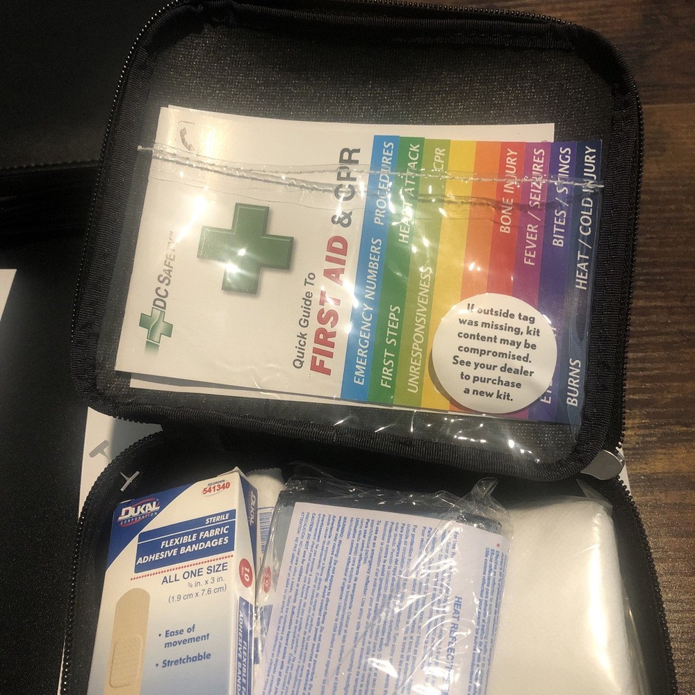 LEXUS FIRST AID EMERGENCY KIT CASE OEM NEVER USED