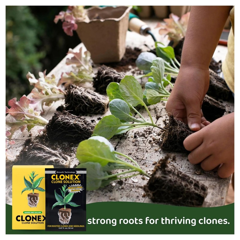 Clonex Clone Solution 20ml Packet 18 Pack Case Makes 18 Gallons Rooting Nutrient