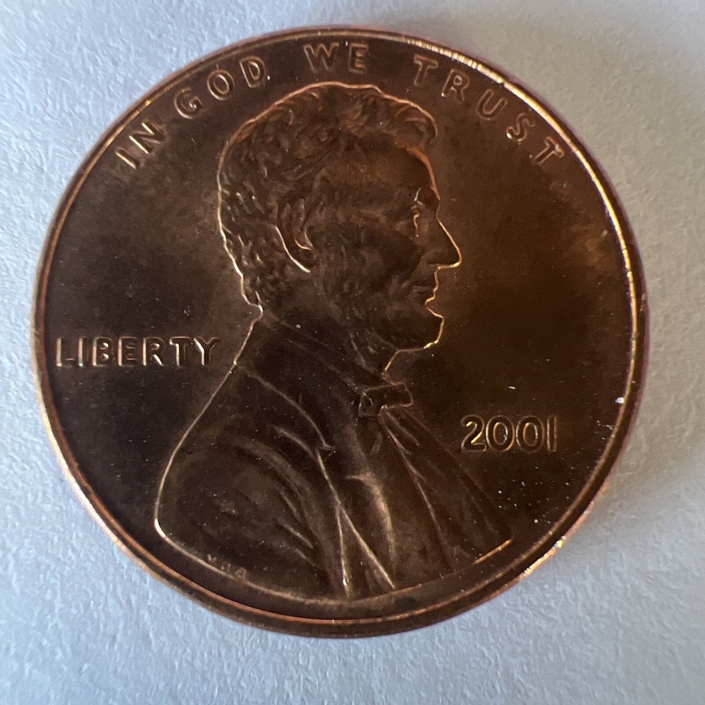 2001 BU Lincoln Shield Penny