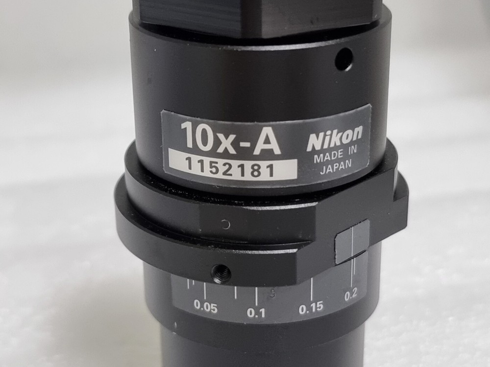 Nikon 10X-A Measuring Tool Microscope TM MM Objective Lens