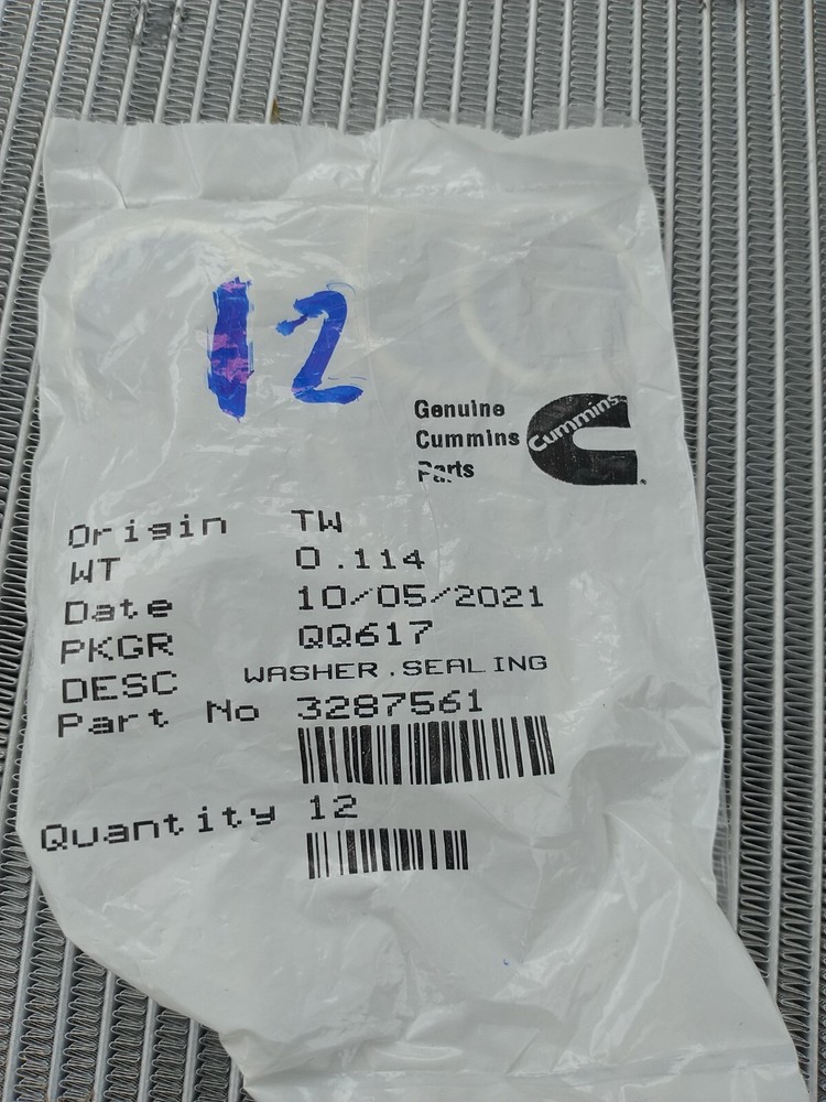 Cummins Washer 3287561