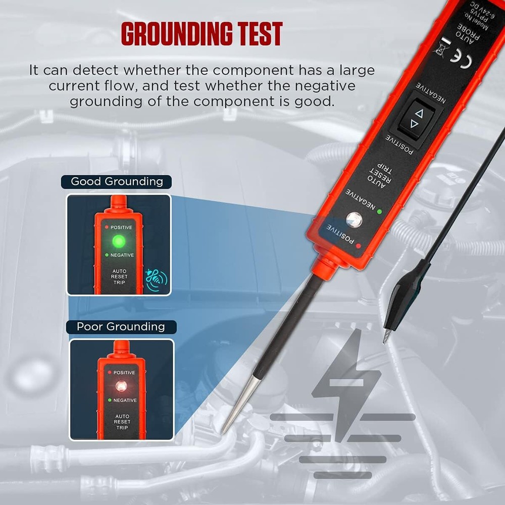 Automotive Electrical Tester Digital Power Probe Circuit Test Device System