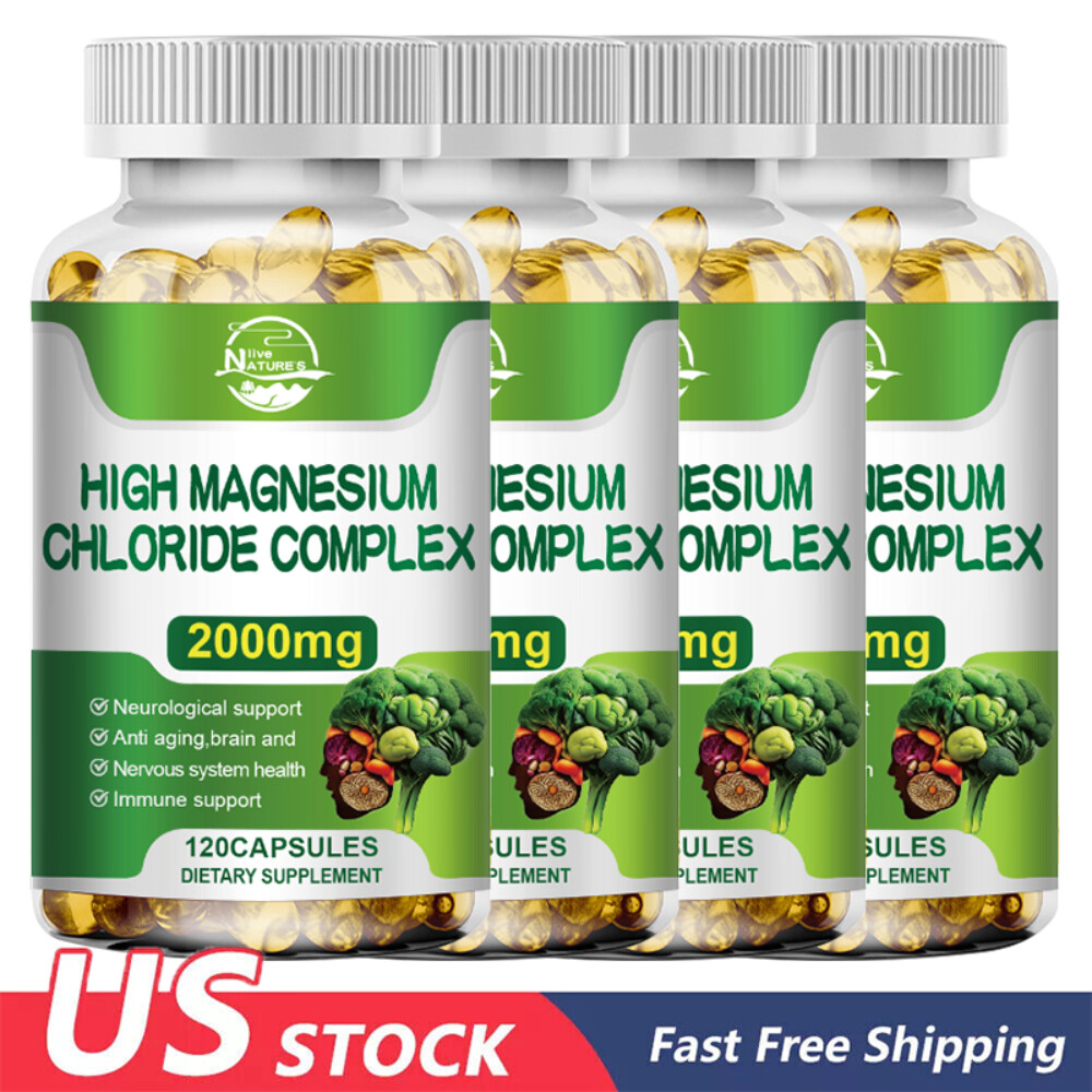 Magnesium Citrate Extra Strength 2000 mg- Chelated for Max Absorption, Magnesium