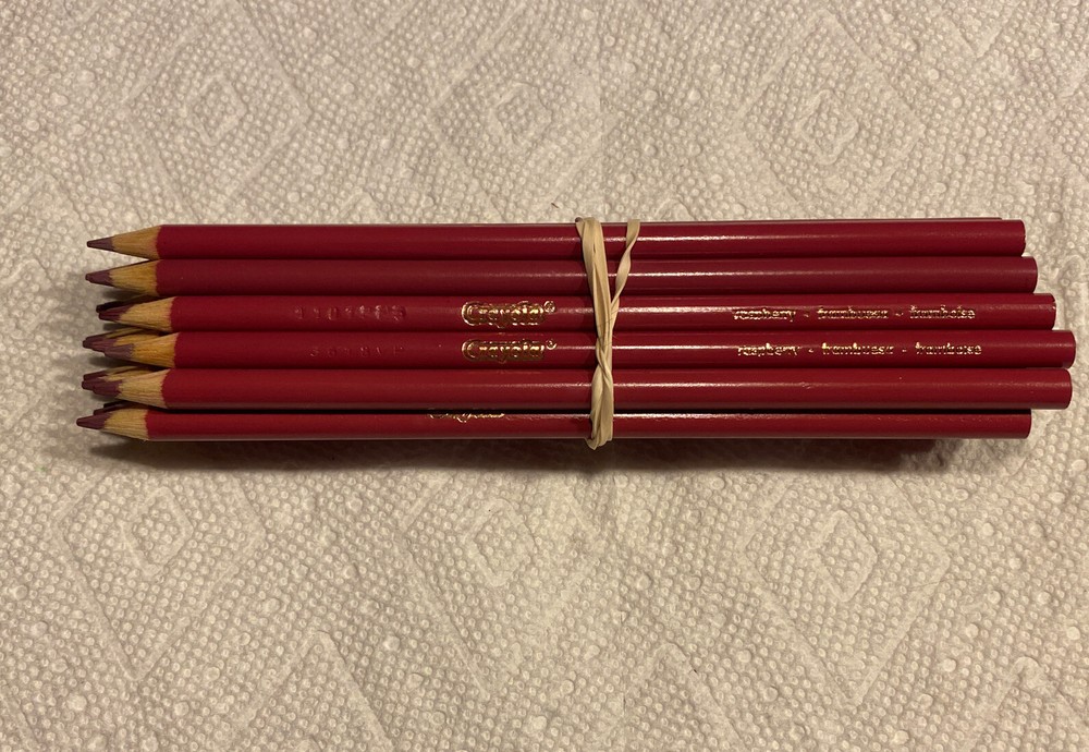(20) Crayola Colored Pencils (raspberry) BULK