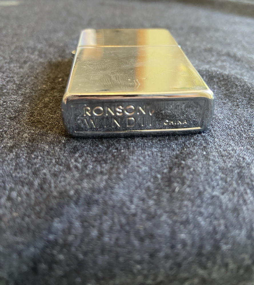 Vintage Ronson Wind II Chrome Lighter, Working - Needs Wick and Fluid