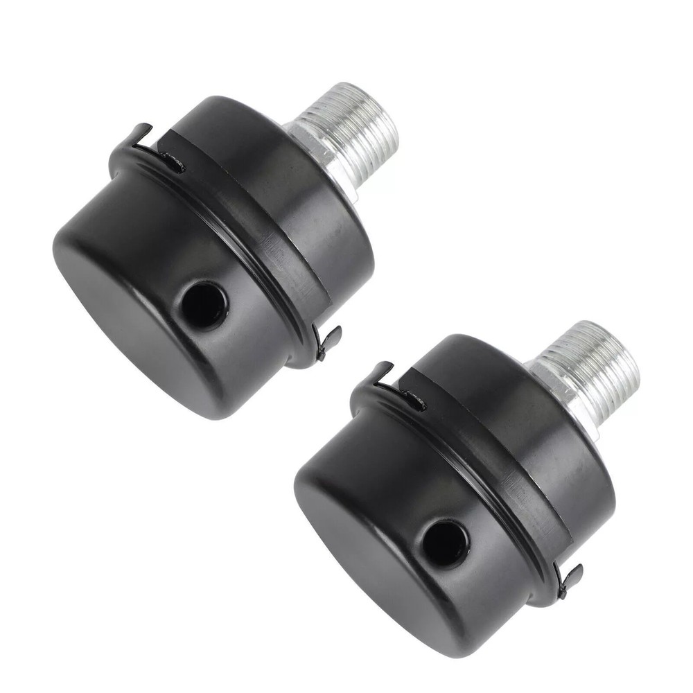 2Pcs Compressor Air Intake Filter 1/2" 20MM Paper For Air Compressor Replacement